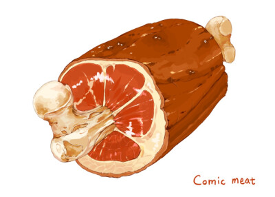 Comic meat.