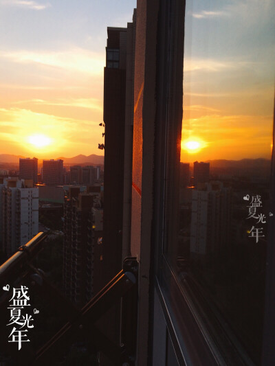 住在高处可以看到更美的夕阳