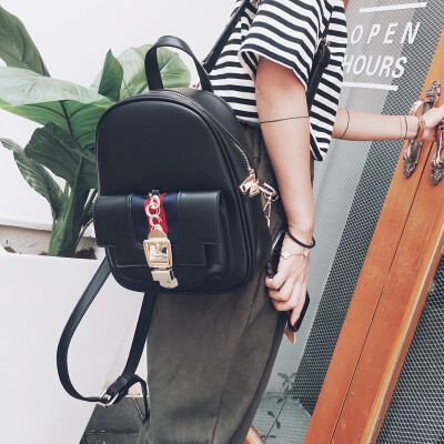 素shop明星同款包包双肩包女日韩版背包校园休闲包单肩包女多功能