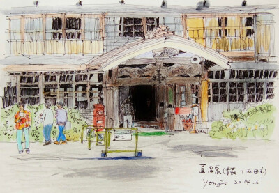 #建筑速写# by 加藤要治（Yohji Kato）
