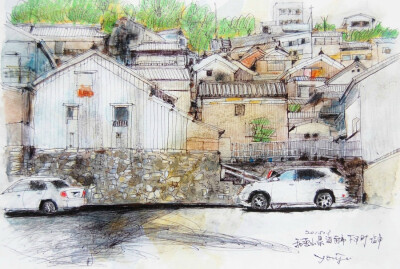 #建筑速写# by 加藤要治（Yohji Kato）