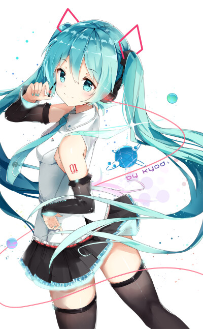 动漫 插画 少女 V家族 Miku 初音 初音未来 壁纸 id=57745014