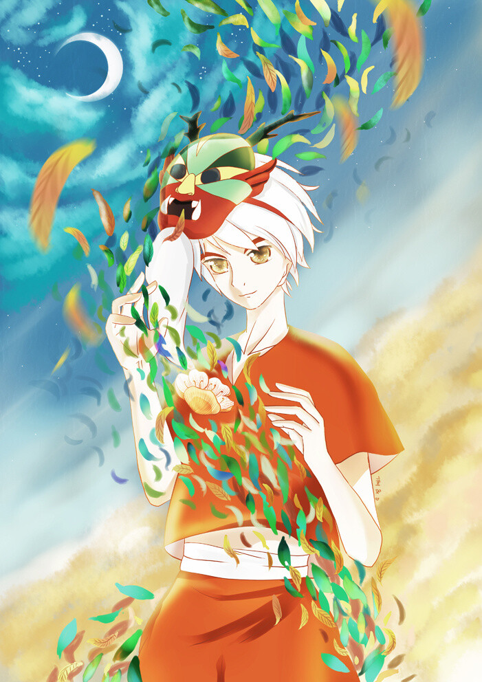 大鱼海棠《湫兮如风》-童如_大鱼海棠,湫_涂鸦王国插画