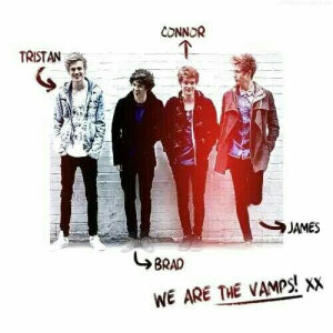 萌四哟！！the vamps.