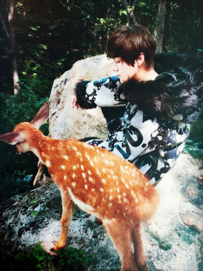 鹿晗 芭莎 实力撩妹 帅 国教鹿院长 傻狍’ 尚好的青春都是你 再遥远都跟随你 for 鹿晗。by荒野嫖客，