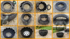 Recycling Tire with Planting Idea - <a href="http://DecorCraze.Com" rel="nofollow">DecorCraze.Com</a> : <a href="http://DecorCraze.Com" rel="nofollow">DecorCraze.Com</a>