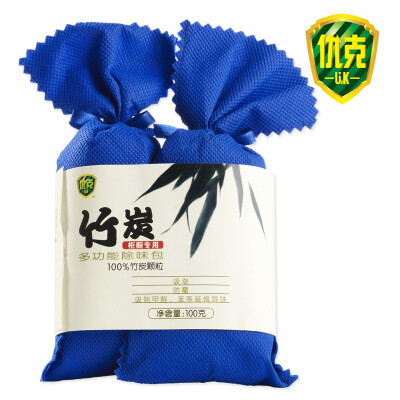 【特价】优克橱柜专用竹炭100g 除甲醛竹碳包吸异味防潮净化空气