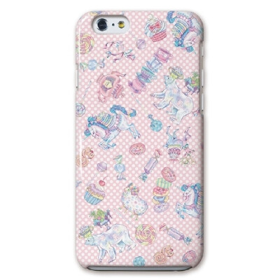日本ECONECO苹果iPhone6s Plus绘子猫梦幻精美手机壳保护套