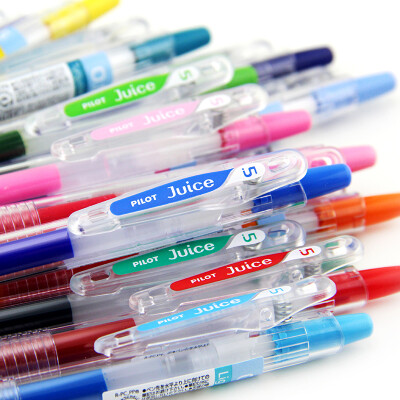日本pilot百乐juice果汁笔彩色中性笔 学生文具10-EF签字笔 0.5mm