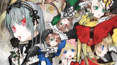 蔷薇少女薔薇少女ローゼンメイデン Rozen Maiden [水銀燈/金糸雀/翠星石/蒼星石/真紅/雛莓/雪華綺晶]