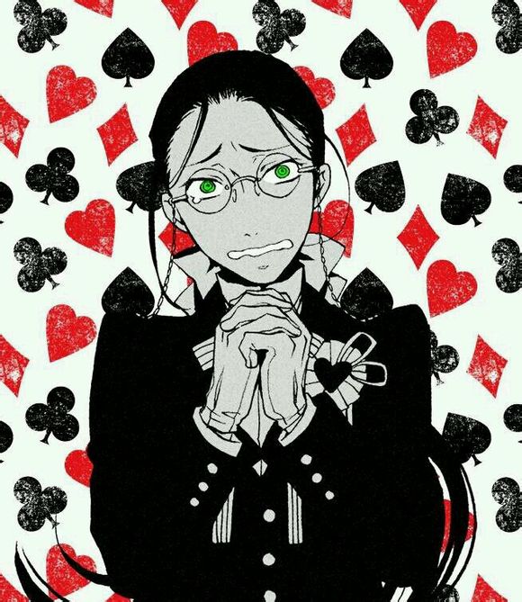 【Black Butler 黑执事】黑执事角色扑克牌的套图 Black Butler 黑执事 【格雷尔·萨特克利夫 （死神）】