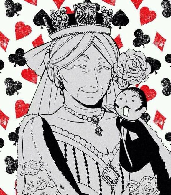 【Black Butler 黑执事】黑执事角色扑克牌的套图 Black Butler 黑执事 【伊丽莎白女王】