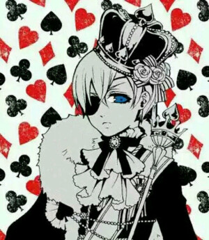 【Black Butler 黑执事】黑执事角色扑克牌的套图 Black Butler 黑执事 【夏尔·凡多姆海威  夏尔少爷】