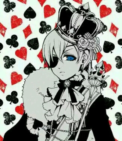 【Black Butler 黑执事】黑执事角色扑克牌的套图 Black Butler 黑执事 【夏尔·凡多姆海威 夏尔少爷】