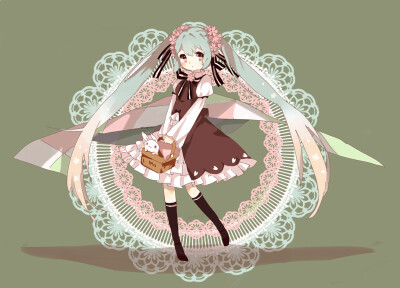 miku P站 初音未来 初音ミク 桜ミク