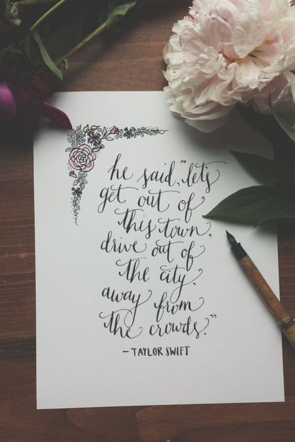 霉霉taylorswift壁纸歌词wildestdreams语录