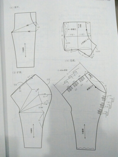 服装打版 哈伦裤转版