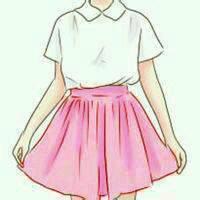 半身`裙系`女头【粉】