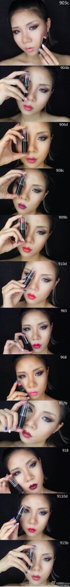 wet n wild口红试色