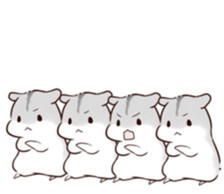 动漫卡通头像 简约 可爱 小仓鼠   头像  萌物   表情包素材