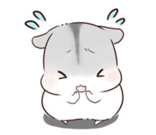 动漫卡通头像 简约 可爱 小仓鼠   头像  萌物   表情包素材