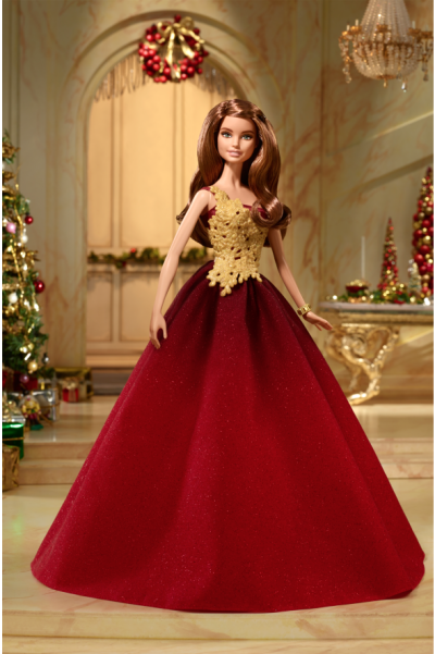 芭比娃娃 2016限量版 2016 Holiday Barbie™ Doll 假日【价格34.95美元】