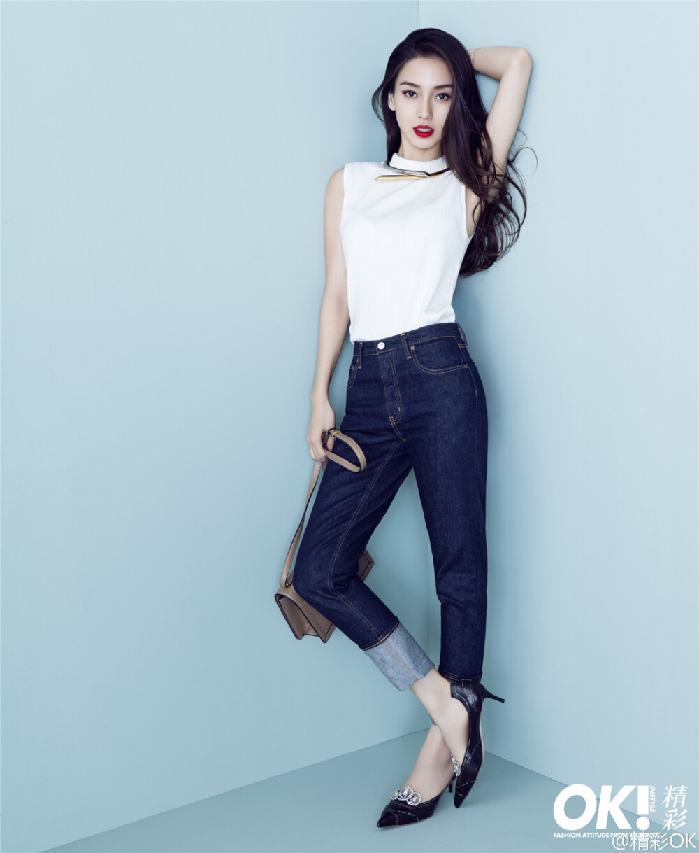 2015《OK!精彩》十一月刊封面：angelababy（杨颖）（婚后首封，小女人的幸福。）