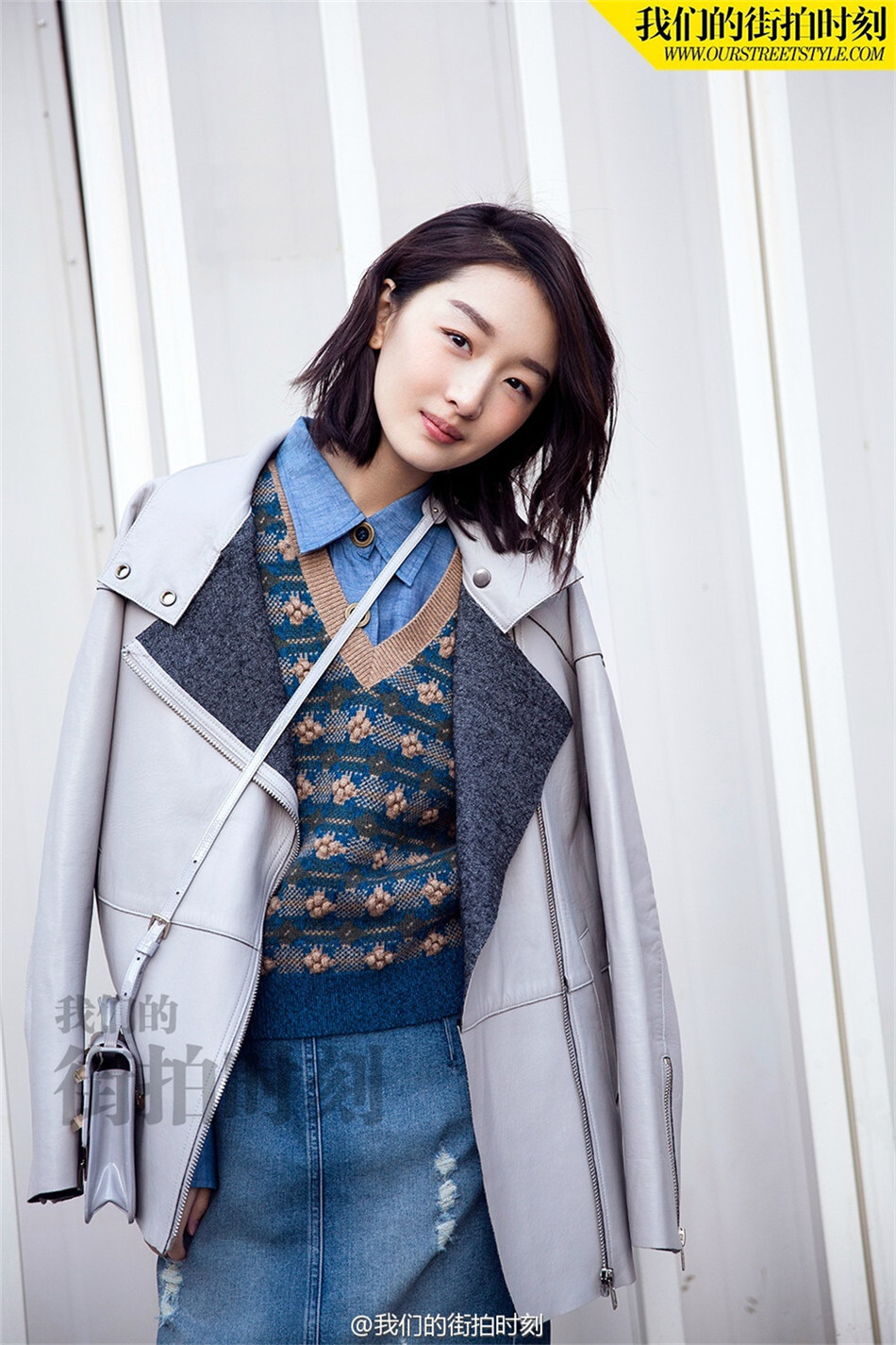 2015我们的街拍时刻十二月周冬雨小蝌蚪又来街拍7767706771