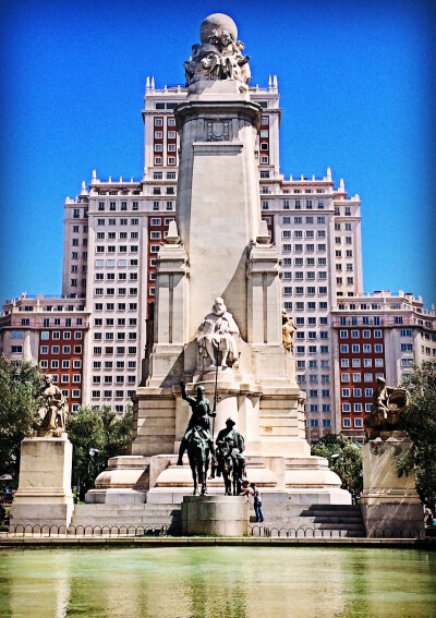 【Plaza de España】西班牙广场，角度正好。