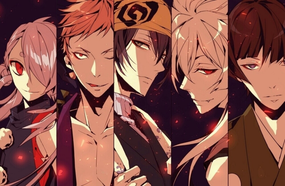 三条组三日月宗近小狐丸岩融石切丸今剑