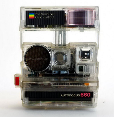 拍立得 polaroid 660 限量透明版.