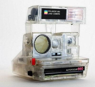 拍立得 polaroid 660 限量透明版.