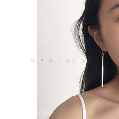 WBW Earrings other stories HM cos 竖条时髦质感 耳环 耳钉 金
