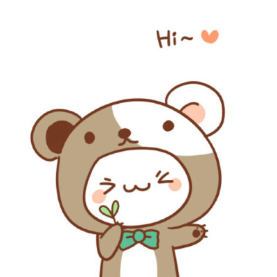 长草文颜字 动物可爱头像