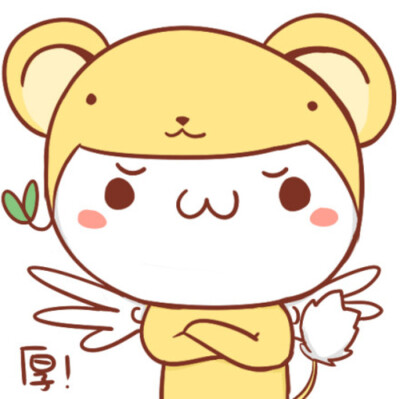 长草文颜字 动物可爱头像