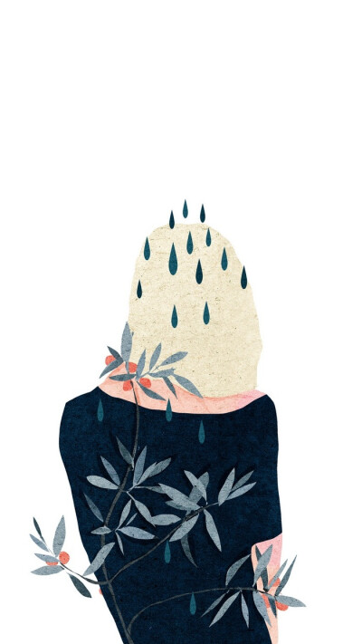 Rain 壁纸 插画 xuan loc xuan