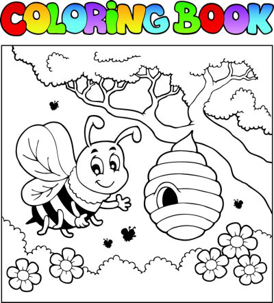 儿童画 情景画 填色 线稿 简笔画 （可以百度“coloring book ”查找这一系列的图片）