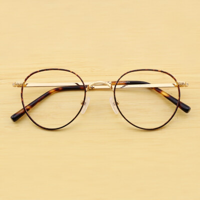 DIT.韩国潮牌复古文艺圆框眼镜架板材金属近视眼镜架小框脸装饰镜