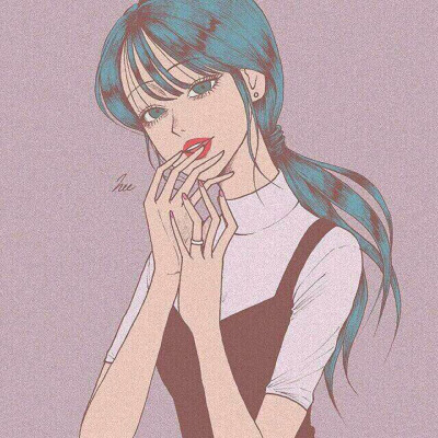 女头 动漫 复古 