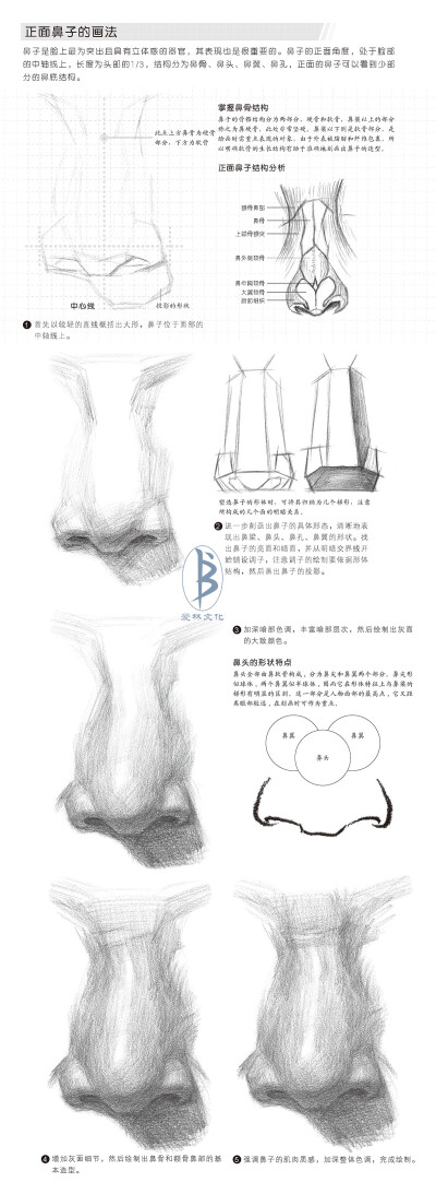 本案例摘自人民邮电出版社出版《拿笔就画！素描肖像108例》。更多原创绘画教程和作品将在“爱林文化”公众号（aiibook）中长期分享！爱林博悦——只为悦读者！