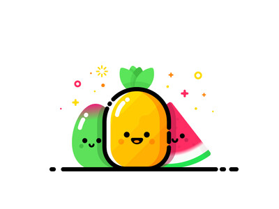 Fruity / 水果 / icon / 小图案/ 趣味 /设计/dribbble