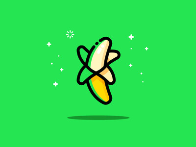 Banana / 香蕉 / icon / 小图案/ 趣味 /设计/dribbble