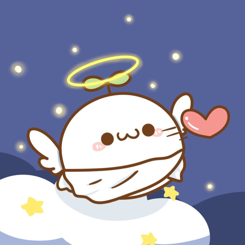 头上长草的颜文字君 七夕 情侣头像