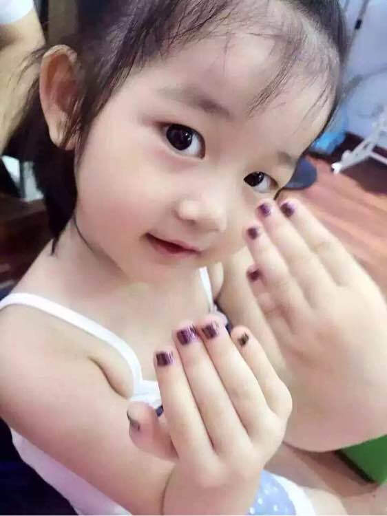 美甲 指甲 甲油膜 宝贝也可以爱上美甲