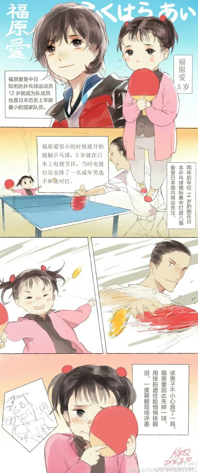 张怡宁福原爱漫画介绍图片