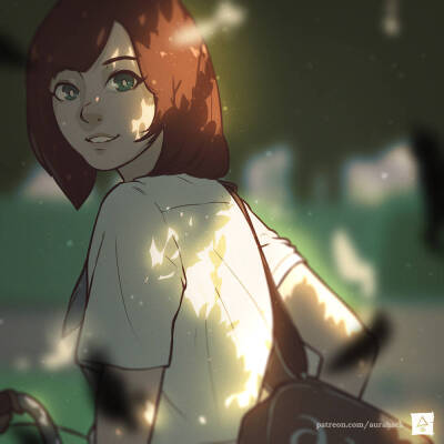 [cp]画师 ERICA JUNE LAHAIE 的作品，画面与光影的结合。\(≧▽≦)/（source:http://t.cn/Rt0YHYs）[/cp]