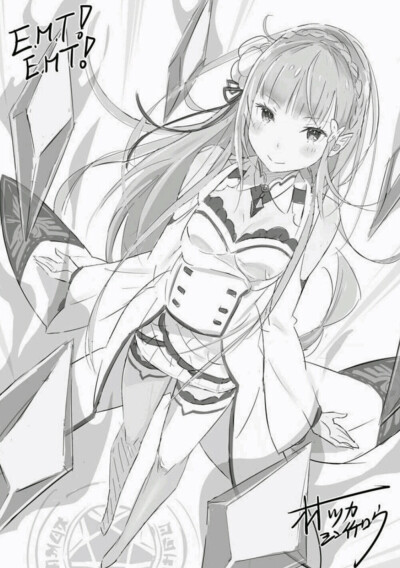 re：从零开始的异世界生活 小说插画／插图／封面 艾米莉娅