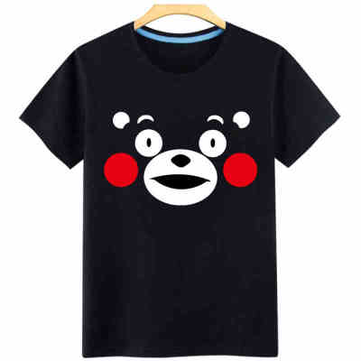 熊本县吉祥物 衣服周边 男女 kumamon 萌熊 2016短袖T恤纯棉情侣-tmall.com天猫