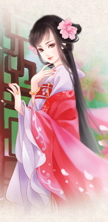 古风手绘美人