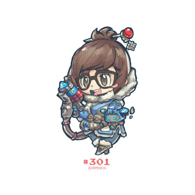 #守望先锋#Overwatch#Mei#美# cr: jrpencil